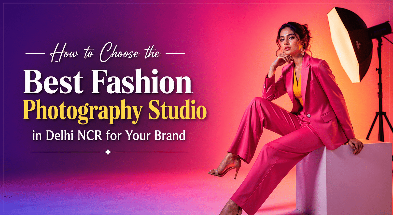 Best Fashion Photography Studio in Delhi NCR - Shall Creation
